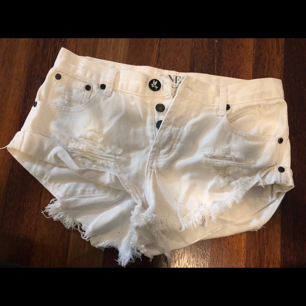 OneTeaspoon Bandits Jean shorts